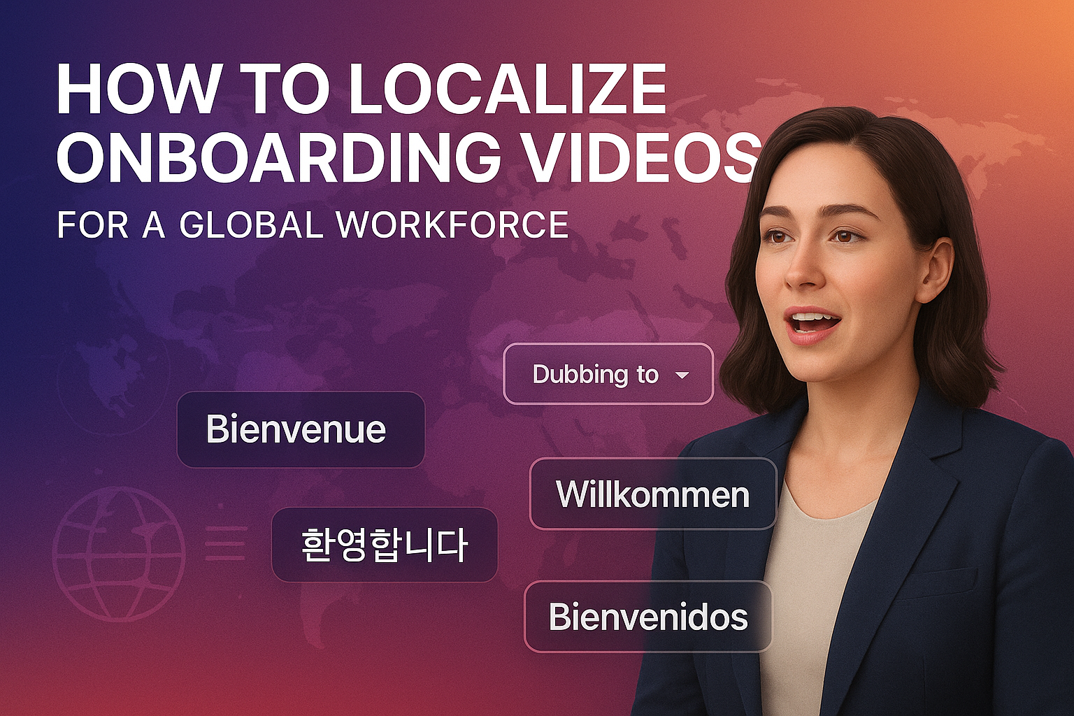 AI Studios improves onboarding by providing customizable, multilingual, and high-quality content for new hires