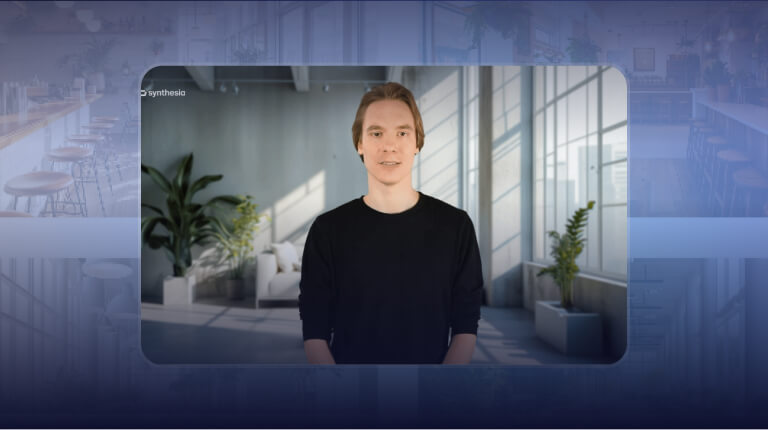 Synthesia Studio significantly reduces video production time and supports global collaboration with its user-friendly, browser-based platform